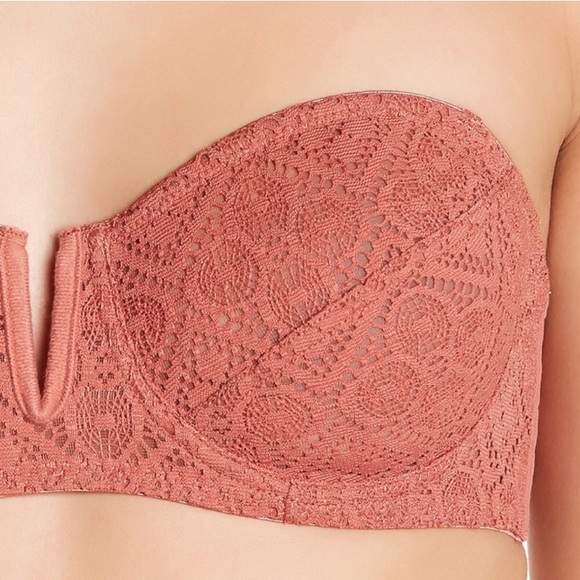 Free People Crochet v wire bra NWOT - Picture 6 of 6